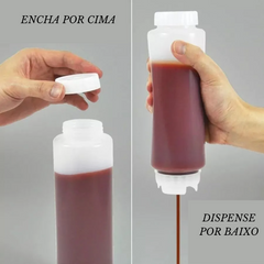 Bisnaga Invertida 576 ml Plástico GP
