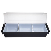 Porta Condimentos Com 3 Divisória e Tampa GP