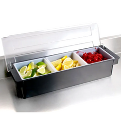 Porta Condimentos Com 3 Divisória e Tampa GP