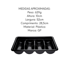 Porta Talher Grande de plástico GP