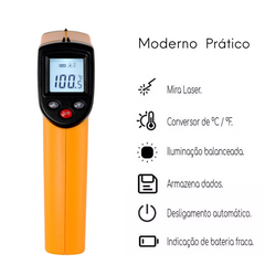 Termómetro Culinário -50º A 380ºC Infravermelho Laser GP
