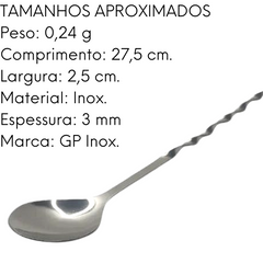 Colher Bailarina Para Drinks e Coquetéis GP