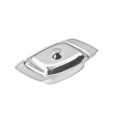 Manteigueira em Aço Inox Com Tampa GP