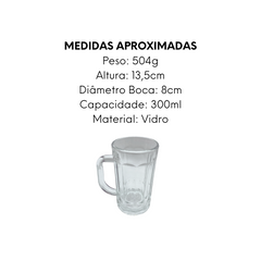 Caneca de Vidro Chopp - A Gourmet