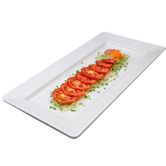 Travessa de Melamina 42cm Branca Gourmet Mix