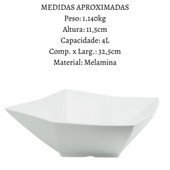 Tigela Bowl Design 32cm Melamina Gourmet Mix