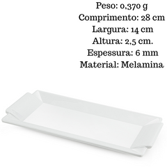 Bandeja Melamina 28cm Gourmet Mix