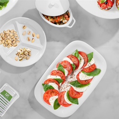 Travessa Retangular Melamina 30 cm Gourmet Mix