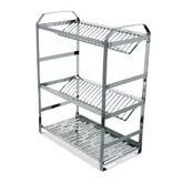 Escorredor Polido Montado de 40Pratos Dinox