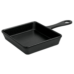 Mini Frigideira Finger Food Melamina Black Gourmet Mix