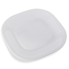 Prato quadrado raso Melamina Gourmet Mix