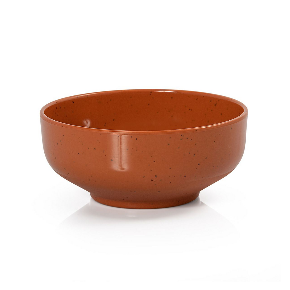 Tigela Bowl de Melamina 15cm Areia Terracota 700ml Gourmet Mix