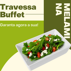 Travessa Buffet 1/4 65mm em Melamina - A Gourmet