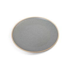 Prato Rustic 21cm de Melamina Cinza Stone - A Gourmet