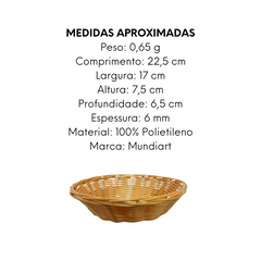 Cesto Oval Sintético Polietileno GZT