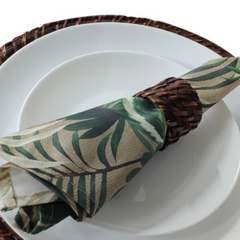 Anel de Guardanapo Rattan Escuro GZT