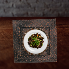 Sousplat de Rattan Quadrado 33cm GZT