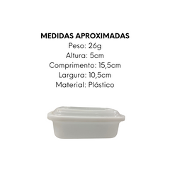 Pote Organizador Plastico 400ml HomePlas