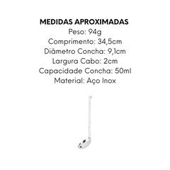 Concha Terrina em Aço Inox com Virola - A Gourmet