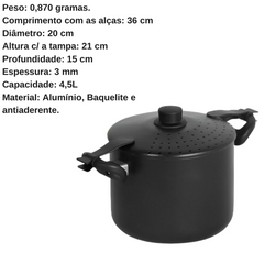 Espagueteira Nobre Eiriflon 20 Antiaderente Eirilar