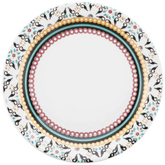 Jogo 16 Peças Porcelana Floreal Luiza em Cerâmica Oxford