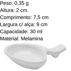 Tigela Rasa Molheira de Melamina Oxford Oxford