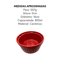 Ramekim Grande Gourmet Vermelho Jomafe