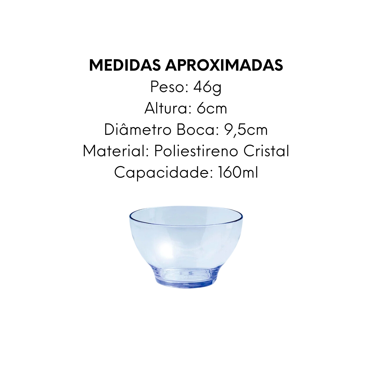 Bowl Multiuso pequeno de Poliestireno Keita