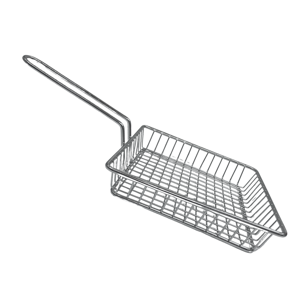 Cesta Quadrada Para Fritura e Porçoes Aço Inox KeHome
