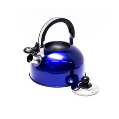 Chaleira Azul Basic Color em Aço Inox KeHome