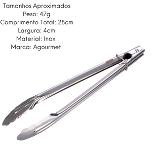 Pegador de Salada em Aço Inox 28cm KeHome