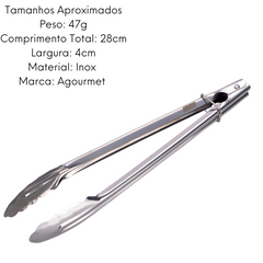 Pegador de Salada em Aço Inox 28cm KeHome