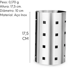 Suporte de Talher em Aço Inox KeHome