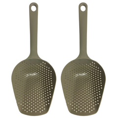 Colher Vazada Grande De Nylon 34cm KeHome