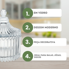 Potiche Vidro Carrossel 250ml - A Gourmet