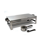 Rechaud Retangular Com Chapa Difusora e Alça Alissan