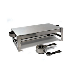 Rechaud Retangular Com Chapa Difusora e Alça Alissan