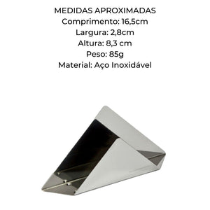 Porta Guardanapo de Aço Inox Alissan