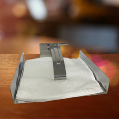 Porta Guardanapo em Aço Inox Alissan