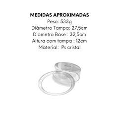 Porta Bolo Trança Cristal Kenkoi