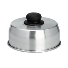 Abafador de Hambúrguer Alumínio Polido 15cm Lidermix