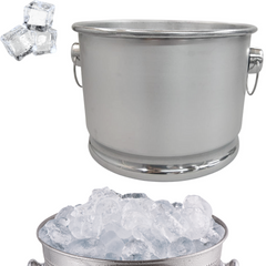 Balde de Gelo Extra Alto Aluminio Polido 12,5L Lidermix