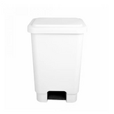 Lixeira Retangular 15L Branca - A Gourmet