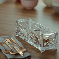 Porta Talheres em Vidro 27 cm Lyor