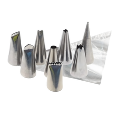 Saco Confeitar Emborrachado 8 Bicos