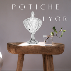 Potiche C/Pé Star Vidro Lyor - A Gourmet