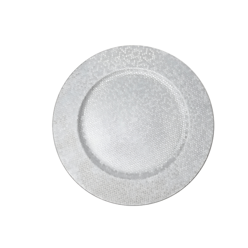 Sousplat Shine Prateado de Plastico - A Gourmet