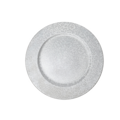 Sousplat Shine Prateado de Plastico - A Gourmet