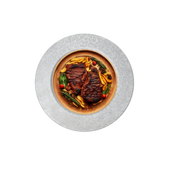 Sousplat Shine Prateado de Plastico - A Gourmet