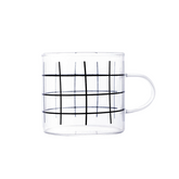 Caneca de Vidro Stripes 125ml Lyor